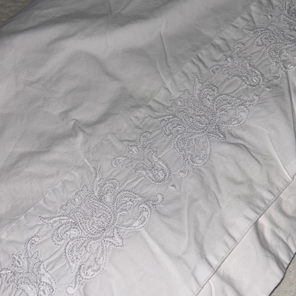 yves delorme Bedding Yves Delorme White Flat Sheet Poshmark
